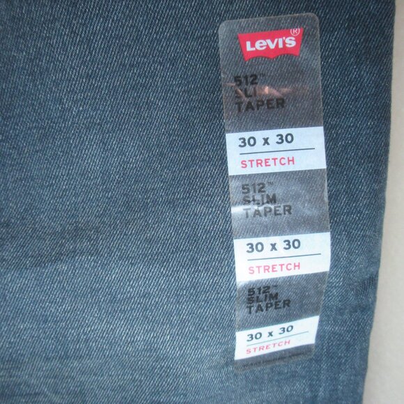 NWT | Men’s Levi’s 512 Slim Taper Jeans | 30 X 30 - Picture 5 of 14